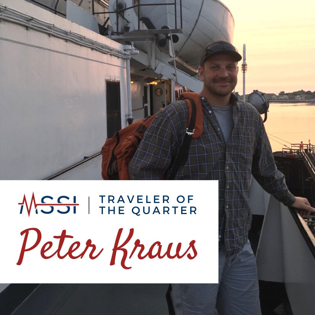MSSI Traveler of the Quarter Peter Kraus